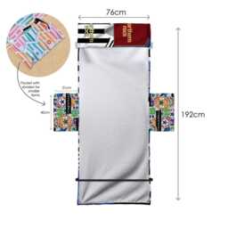Newcastle - Kit Montage Multicoloured Sunbed Towel With Pockets - thumbnail 3