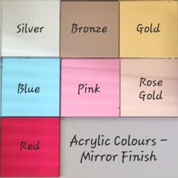 Ice Skate Acrylic Mirror Wall Art Personalized Engraving Available - thumbnail 4