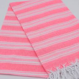 "Bright Pink Towel, Bohemian Towel, Turkish Towels, Turkish Towel, Thin Towel, Peshtemal, 32""x65" - thumbnail 3