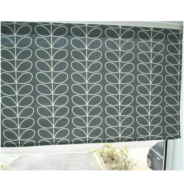 Window Valance Curtain Treatment Grey Lined Header Top Rod Pocket Treatments Kitchen Bathroom Stem Leaves Dark Gray Pelmet - image 1