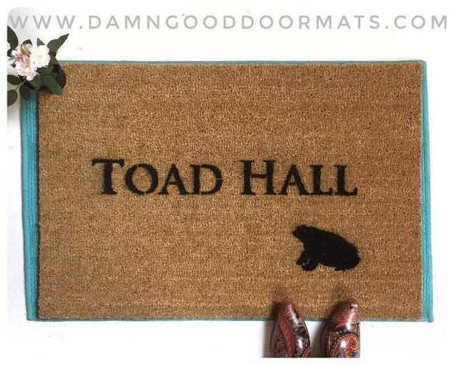 Toad Hall Welcome Doormat - Wind in The Willows Design - image 1