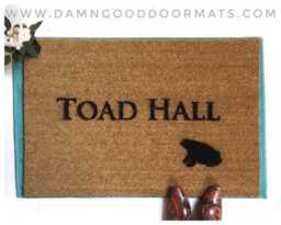 Toad Hall Welcome Doormat - Wind in The Willows Design - thumbnail 1