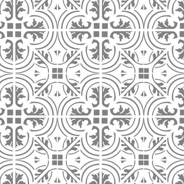 Wall Moroccan Reusable Tile Stencil T0065 For Diy Decor Furniture Floor Craft - image 1