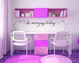 "Vinyl Wall Art Decal - ""Be Amazing Today"