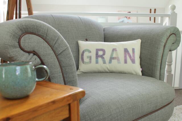 Gran Pillow - Gift For Personalised Cushion Grandmother Grandparents Day Grandma - image 1
