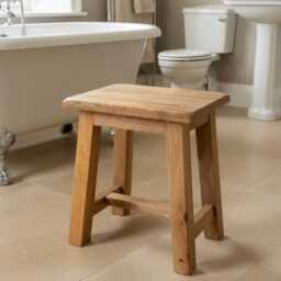 Solid Mango Wood Stool Ideal As An Individual Dining Bench, Or Even Occasional Coffee Side Table - thumbnail 2