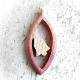 Tears With Bell Woode Wall Window Decoration Ornament - thumbnail 4
