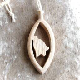 Tears With Bell Woode Wall Window Decoration Ornament - thumbnail 2