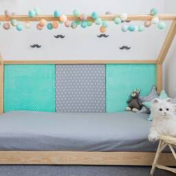 Children's Bed/House 100 X 200 cm + 4 Panels - Large - thumbnail 2