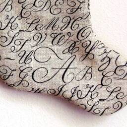 Christmas Stocking-Shabby Chic Stocking -Christmas Decoration -Burlap & Lace Stuffers -Elegant Fireplace Holidays Decor - thumbnail 2