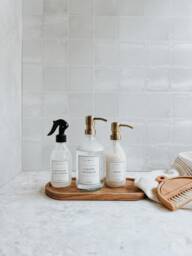 Apothecary Bottle - Zero Waste Glass Refillable Soap Dispenser Eco-Friendly Clear
