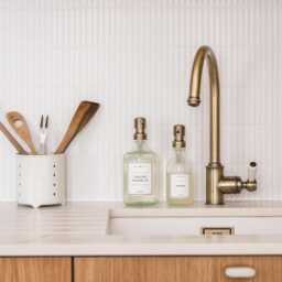 Apothecary Bottle - Zero Waste Glass Refillable Soap Dispenser Eco-Friendly Clear - thumbnail 2