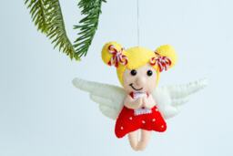 Christmas Angel, Tree Angel Angel Ornaments Decorations Gift Little Girl Ornament - thumbnail 1