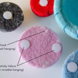 Felted Solar System Wall Decor Space Planets Set For Kids Room Handmade Galaxy Nursery - thumbnail 4