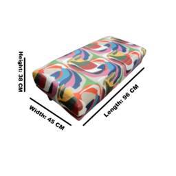 Handmade Fabric Ottoman Bench Multi-Color, UK Made - thumbnail 2