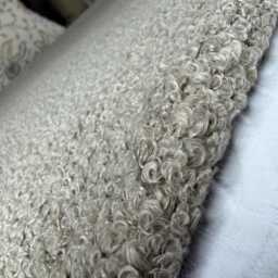 Boucle Taupe Bed Runner - Luxury Handmade Scarf Throw For Double, King & Super Bedding - thumbnail 3