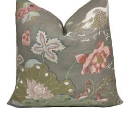 Lee Jofa Luzon Print Fawn Cushion Pillow Double Sided - thumbnail 2