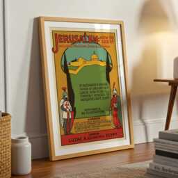 Jerusalem Vintage Travel Poster 1920S Palestine, Syria & Lebanon Art Deco - thumbnail 3