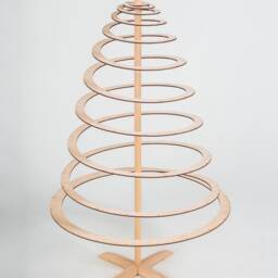 Wooden Christmas Tree/Spira Small - 85 cm 33, 5 In - thumbnail 2