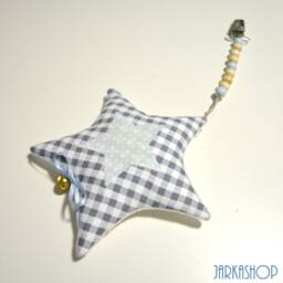 Stroller Trailer With Name Star Grey-Mint - thumbnail 2