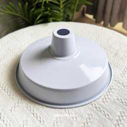 Classic White Metal Cap Shade Pendant Light - 14 - thumbnail 2