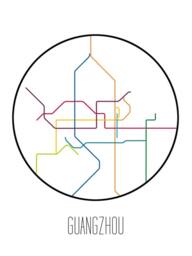 Guangzhou, China - Minimalist Metro Subway Art Print ???????????? - thumbnail 3