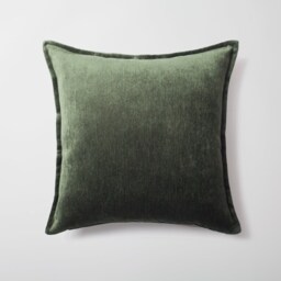 Blue Viscose Velvet Lumbar Pillow Cover Luxury Decorative Throw - thumbnail 4