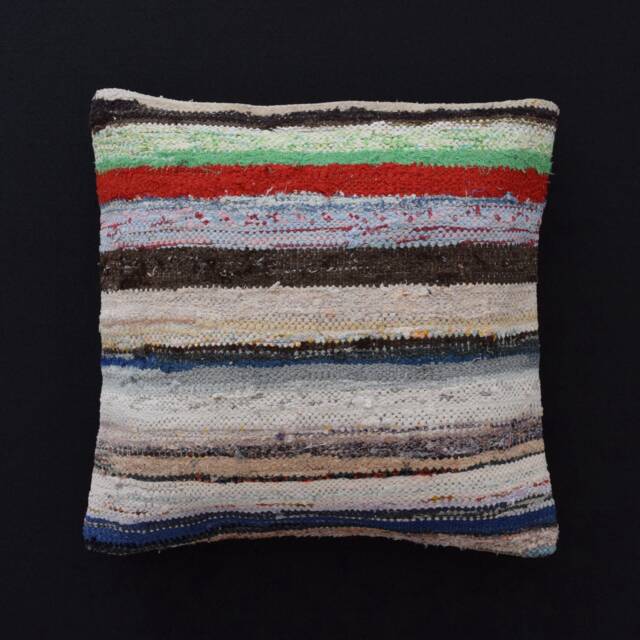 Rug Pillow Moroccan Striped Cover 22x22 Tribal Case Morrocan Floor Cushion Decor Turkish Throw Boho Kilim 55x55 Cuscini - image 1