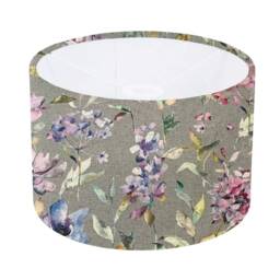 Elderberry Floral Drum Lampshade, Giardino Print Home Decor - thumbnail 2