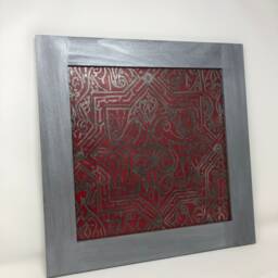 "The Arabesque?? Home Decor Wall Frame With 12 X 12"" Canvas - 14"" 14" - thumbnail 4