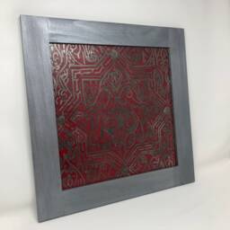 "The Arabesque?? Home Decor Wall Frame With 12 X 12"" Canvas - 14"" 14" - thumbnail 2