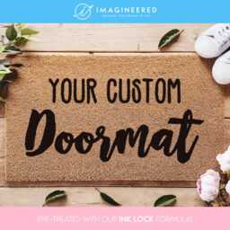 Custom Doormat/Personalized Customized Welcome Mat New Home, Realtor, Housewarming Gift - Bespoke Coir Rug - thumbnail 2