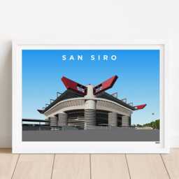 San Siro Stadium Print - Ac Milan Inter Guiseppe Meazza - thumbnail 3