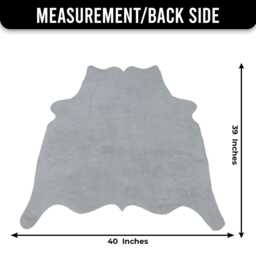 Chic Medium Cowhide Rug - Dark Brown & White Hair-On Leather For Sophisticated Spaces - thumbnail 3