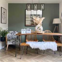 Handmade Custom Rustic Hairpin Dining Table - Built From Reclaimed Wood in East London