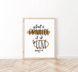Enneagram 2 Sleeping At Last Lyrics Print - Gift Type Encouraging Gifts Minimal Wall Art Neutral - thumbnail 1