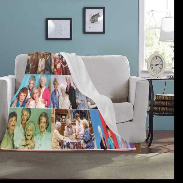 Golden Girls Fleece Blanket, Fleece, Cover, Bedroom, Bed, Fun, 80S - image 1