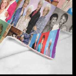 Golden Girls Fleece Blanket, Fleece, Cover, Bedroom, Bed, Fun, 80S - thumbnail 4