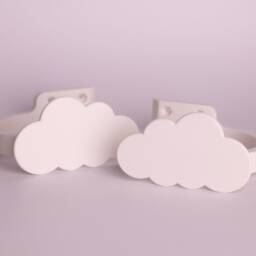 Cloud Curtain Holdback, Set Of 2 - Cloud Themed Nursery Decor - thumbnail 2