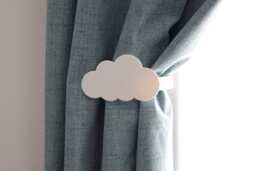 Cloud Curtain Holdback, Set Of 2 - Cloud Themed Nursery Decor - thumbnail 1