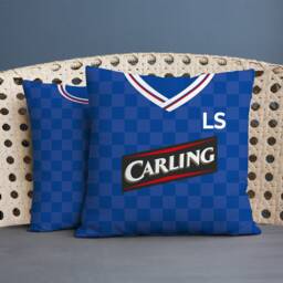 Glasgow Bears - 2009 Home Shirt Classic Retro Football Cushion 45cm - thumbnail 2