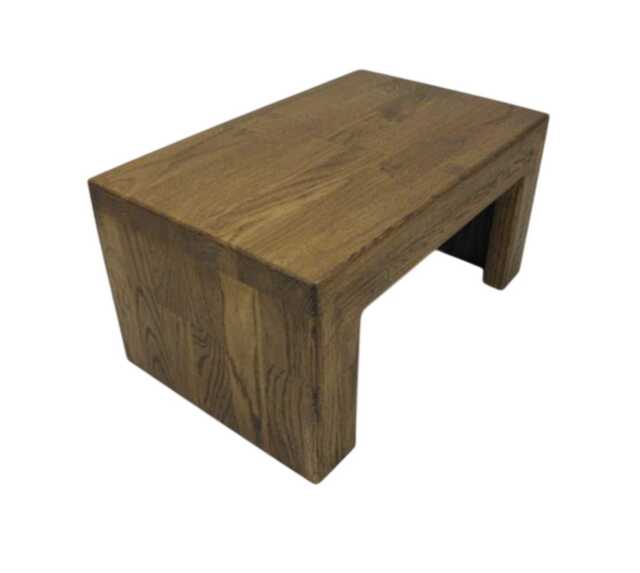 Wooden Bench, Footstool, Stool, Solid Oak, Rustic, Stand, Yoga Meditation Wooden Stool - image 1