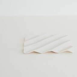 Soap Dish Handmade White Porcelain - thumbnail 4