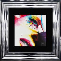 Patrice Murciano Wall Art - Sensual Colors Framed Print With Border - 55cm X 55cm Choice Of Frame Colour - thumbnail 2