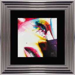 Patrice Murciano Wall Art - Sensual Colors Framed Print With Border - 55cm X 55cm Choice Of Frame Colour - thumbnail 3