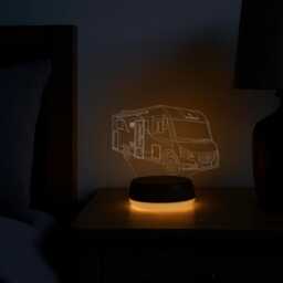 Autostar Motorhome Led Light, Campervan Gifts For Him, Her, Night Lights, Bedroom Light - thumbnail 3