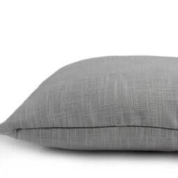 Gray Pillow, Throw Pillow Cover, Decorative Cushion Covers, Pillowcase, Accent Toss Textured, Linen - thumbnail 3