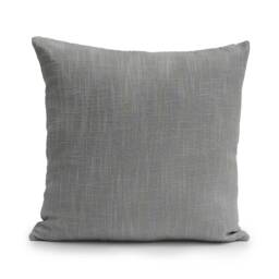 Gray Pillow, Throw Pillow Cover, Decorative Cushion Covers, Pillowcase, Accent Toss Textured, Linen - thumbnail 1