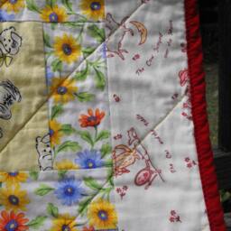 Baby Quilt, Crib Handmade Gift, Nursery Unisex Blanket, Baby, Patchwork Gift Forher - thumbnail 3