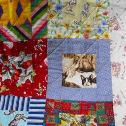 Baby Quilt, Crib Handmade Gift, Nursery Unisex Blanket, Baby, Patchwork Gift Forher - thumbnail 2